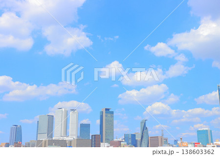 愛知県名古屋市、名古屋駅周辺超高層ビル群の風景 愛知県名古屋市、名古屋駅周辺超高層ビル群の風景 138603362
