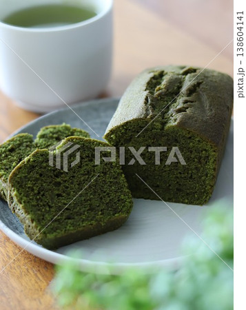 抹茶のパウンドケーキ　ティータイム 138604141