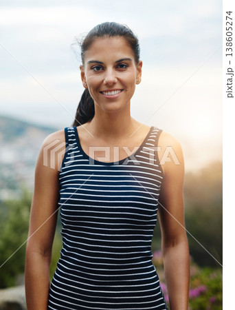 Portrait, smile or happy woman in park, outdoor or nature with confidence, good mood or freedom. Holiday travel, Indian lady or face of female person in summer, garden or natural environment to relax Portrait, smile or happy woman in park, outdoor or nature with confidence, good mood or freedom. Holiday travel, Indian lady or face of female person in summer, garden or natural environment to relax 138605274