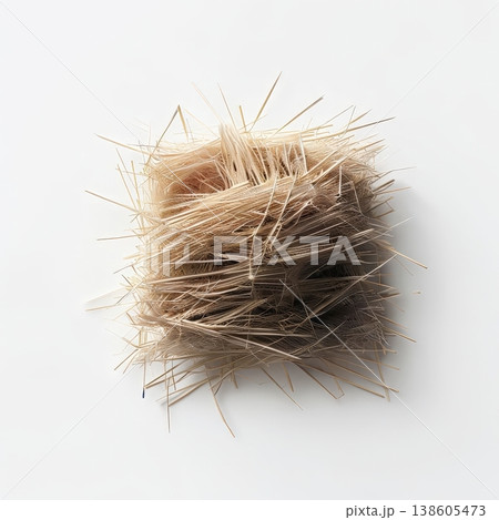 an AI Image Generator, Abstract Paper Nest Minimal Sculptural Form 138605473