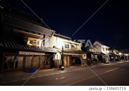小江戸川越一番街商店街 蔵造りの町並み 小江戸川越一番街商店街 蔵造りの町並み 138605719