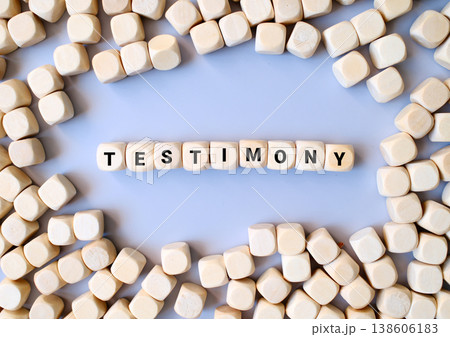 definition of the word testimony made by wooden blocks definition of the word testimony made by wooden blocks 138606183