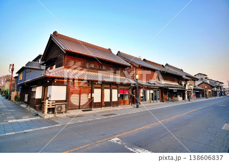 小江戸川越一番街商店街 蔵造りの町並み 小江戸川越一番街商店街 蔵造りの町並み 138606837