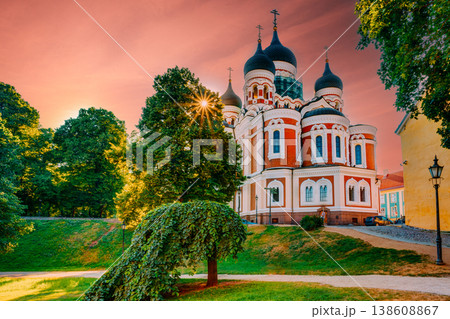 Alexander Nevsky Cathedral in Tallinn Old Town on a Summer Evening Alexander Nevsky Cathedral in Tallinn Old Town on a Summer Evening 138608867