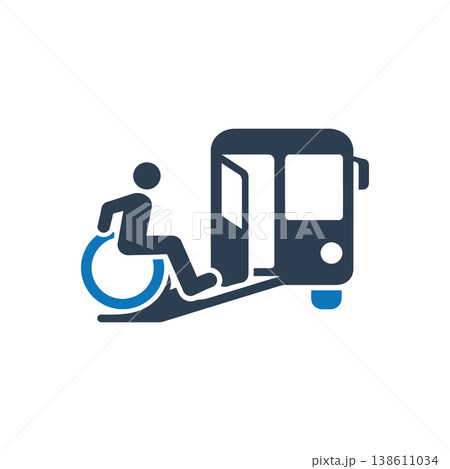 Public Transportation Ramp Icon Public Transportation Ramp Icon 138611034