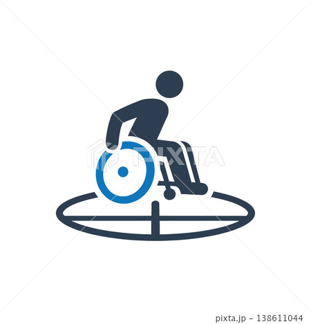 Universal Wheelchair Access Icon 138611044