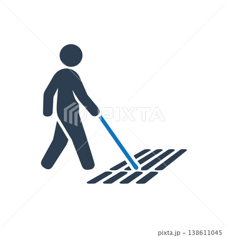 Tactile Paving Guidance Icon 138611045