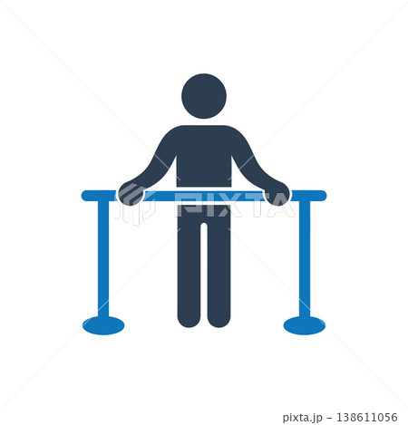 Physical Therapy Parallel Bars Icon Physical Therapy Parallel Bars Icon 138611056