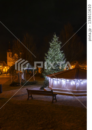 Christmas tree and nativity scene at Namesti in Nova Rise 138611610