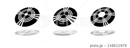 Set of Abstract Circle Design Elements. Set of Abstract Circle Design Elements. 138612978