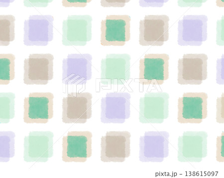 重なりタイルパターン背景 138615097