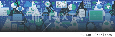 Maths Science Banner 138615720
