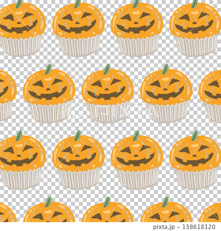 A seamless pattern of colorful Halloween candies densely packed together. A seamless pattern of colorful Halloween candies densely packed together. 138618120