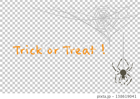萬聖節「不給糖就搗蛋」賀卡,逼真的蜘蛛和蛛網設計(橫向) 萬聖節「不給糖就搗蛋」賀卡,逼真的蜘蛛和蛛網設計(橫向) 138619041