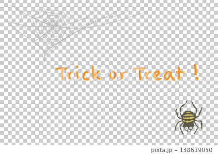 萬聖節「不給糖就搗蛋」字樣,配上多個圓形蜘蛛和蛛網,橫向邀請函 萬聖節「不給糖就搗蛋」字樣,配上多個圓形蜘蛛和蛛網,橫向邀請函 138619050