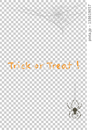 萬聖節「不給糖就搗蛋」字樣,右下角有一隻小蜘蛛(垂直背景圖) 萬聖節「不給糖就搗蛋」字樣,右下角有一隻小蜘蛛(垂直背景圖) 138619057