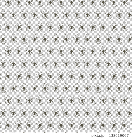 密密麻麻的小蜘蛛組成的詭異無縫滿版印花，非常適合萬聖節。 138619067