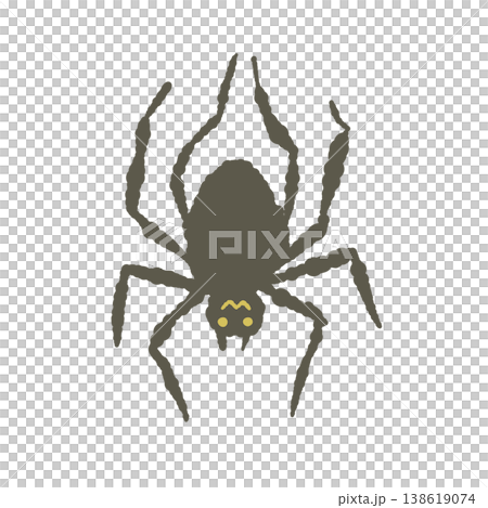 一幅詭異的、圓圓的黑色蜘蛛插圖,適合萬聖節。 一幅詭異的、圓圓的黑色蜘蛛插圖,適合萬聖節。 138619074