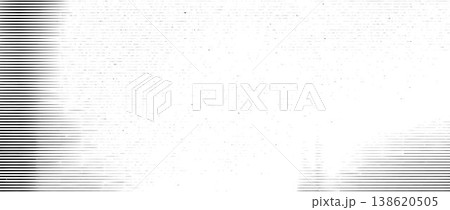 Horizontal distressed line texture. Black and...のイラスト素材 [138620505] - PIXTA