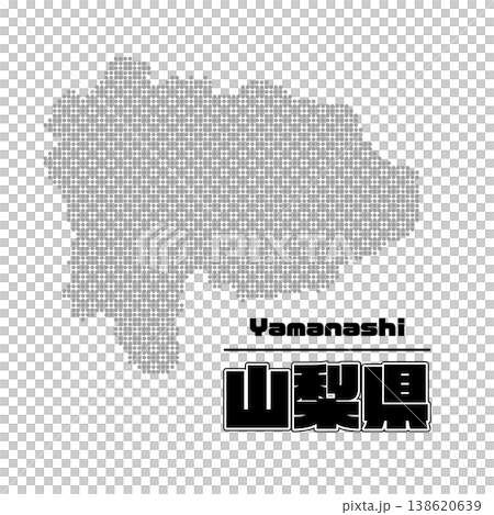 山梨県地図 山梨県地図 138620639