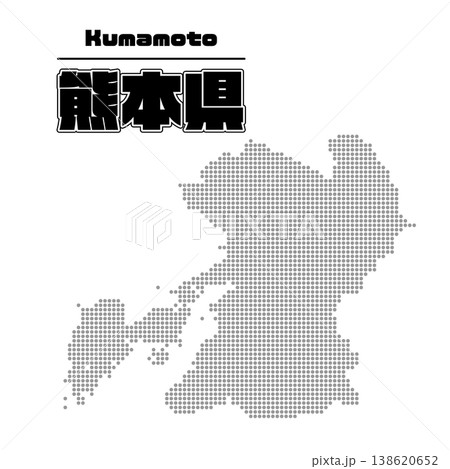 熊本県地図 熊本県地図 138620652