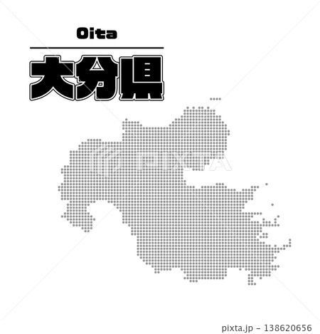 大分県地図 大分県地図 138620656