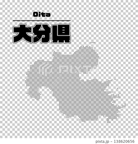 大分県地図 大分県地図 138620656
