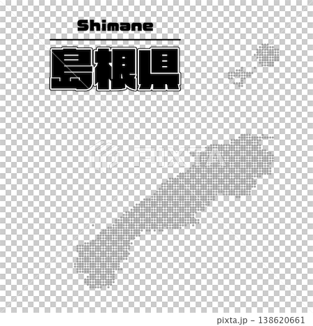 島根県地図 138620661