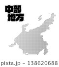 中部地方地図 138620688