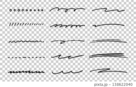 手寫線set_black 手寫線set_black 138622040