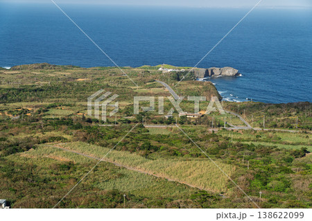 Scenic Coastal Landscape at Cape Hedo Okinawa Northern Edge of Japan 138622099