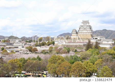 春満開の姫路城(兵庫県 姫路市) 春満開の姫路城(兵庫県 姫路市) 138622474
