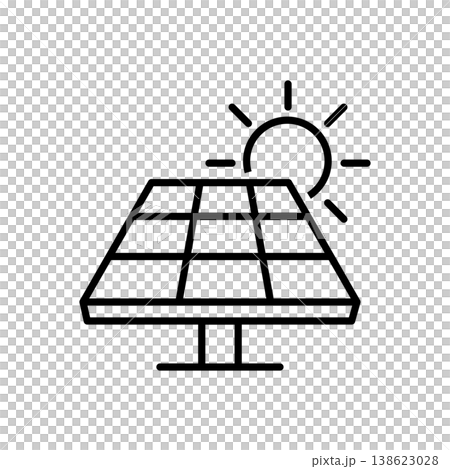 Solar Panel Renewable Energy Icon Solar Panel Renewable Energy Icon 138623028