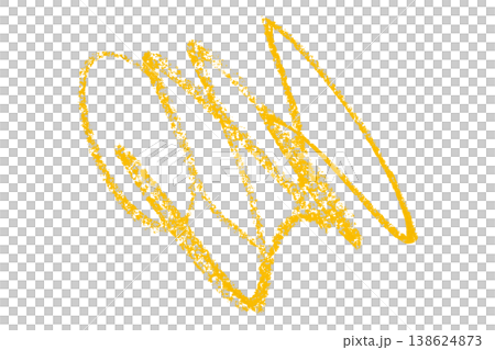 yellow pencil strokes isolated on transparent background yellow pencil strokes isolated on transparent background 138624873