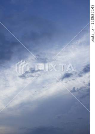It is a blue sunset sky. It is a blue sunset sky. 138625145
