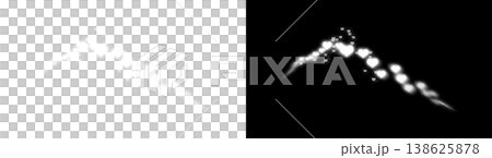White glowing heart waves on transparent and black backgrounds White glowing heart waves on transparent and black backgrounds 138625878