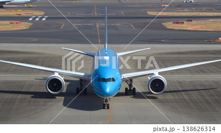 ボーイング787 大韓航空の青い飛行機 ボーイング787 大韓航空の青い飛行機 138626314