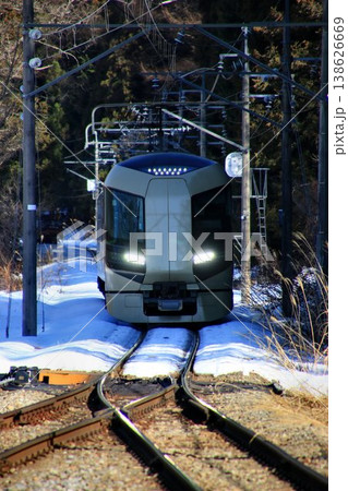 晩冬の奥鬼怒… 雪の『中三依温泉駅』にて【特急リバティ会津】500系 晩冬の奥鬼怒… 雪の『中三依温泉駅』にて【特急リバティ会津】500系 138626669