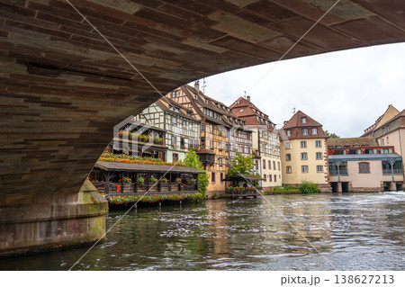 Traditional restaurant on the riverside in Petite France, Strasbourg Traditional restaurant on the riverside in Petite France, Strasbourg 138627213