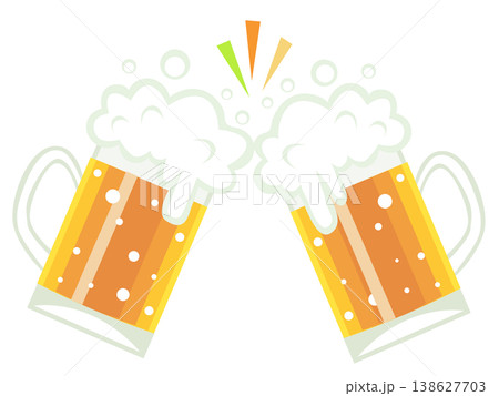 ビールで乾杯 138627703