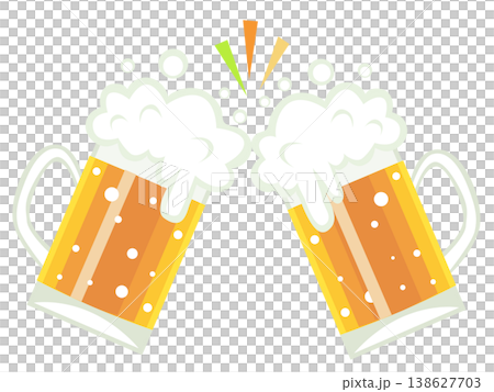 ビールで乾杯 138627703