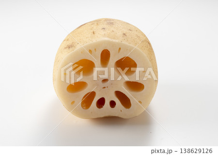 蓮根の横断面 138629126