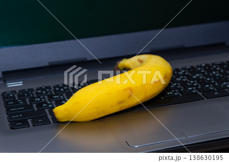 Banana as a healthy office snack supporting energy focus productivity and balanced workplace routine Banana as a healthy office snack supporting energy focus productivity and balanced workplace routine 138630195