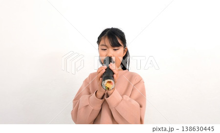 恵方巻き 小学生 手作り イメージ 138630445