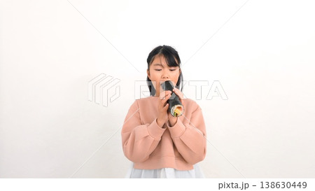 恵方巻き 小学生 手作り イメージ 138630449