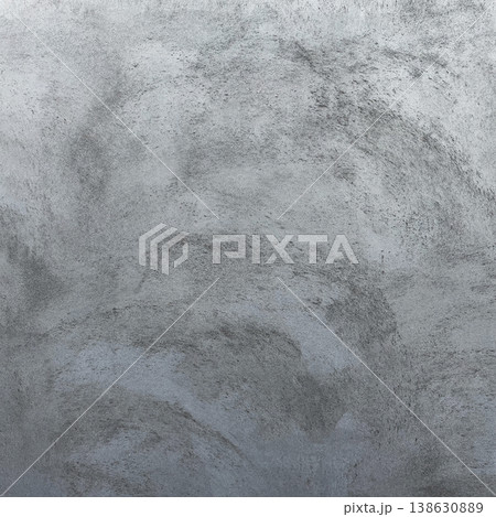 明るい灰色の左官仕上げのモルタル外壁の正方形の背景画像 138630889
