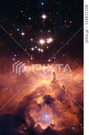 Cosmos, red dust cloud and stars in universe with light, pattern and color glow explosion in solar system. Galaxy, infinity and planets in milky way with nebula shine, dark sky and gas in aerospace. Cosmos, red dust cloud and stars in universe with light, pattern and color glow explosion in solar system. Galaxy, infinity and planets in milky way with nebula shine, dark sky and gas in aerospace. 138631106