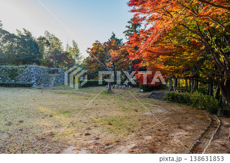 浜松市の二俣城跡の風景(静岡県) 138631853