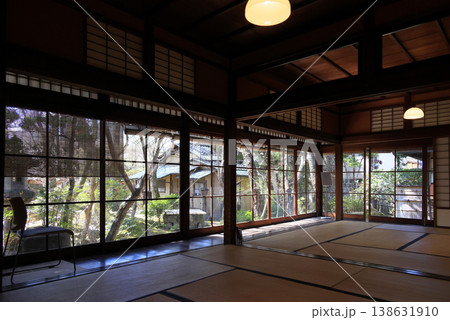倉敷美観地区の大原本邸の離れ座敷 倉敷美観地区の大原本邸の離れ座敷 138631910