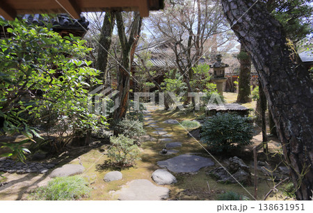 倉敷美観地区、大原本邸の離れ座敷の庭 138631951